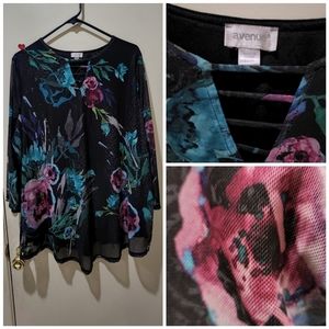 Avenue plus size blouse 2x